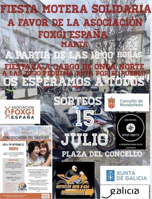 Fiesta Motera Solidaria en Mondoñedo