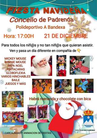 Fechas, información, programa, cartel, imágenes, mapa y ubicación de Fiesta Navideña  en  Padrenda