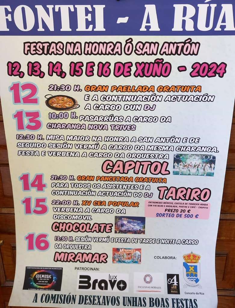 Fiesta Patronal de San Antón de Fontei en A Rúa