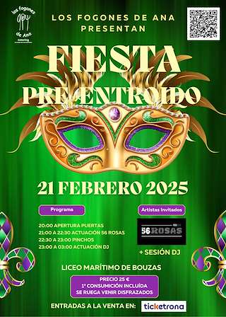 Fechas, información, programa, cartel, imágenes, mapa y ubicación de Fiesta Pre-Carnaval de Bouzas   en  Vigo