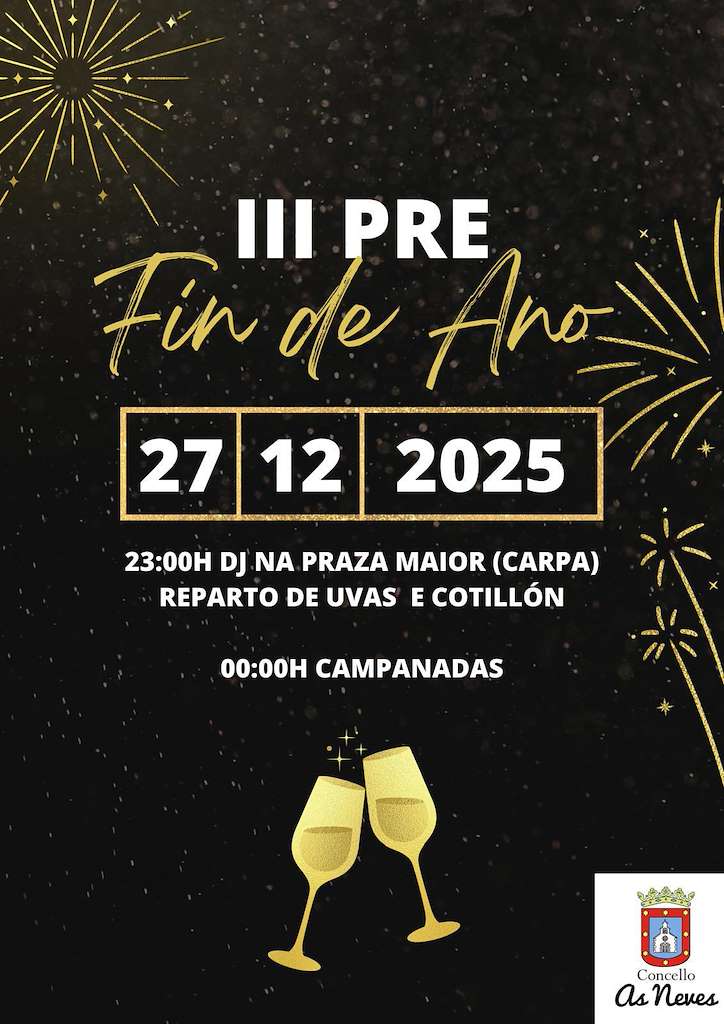 III Fiesta Pre Fin de Año (2025) en As Neves