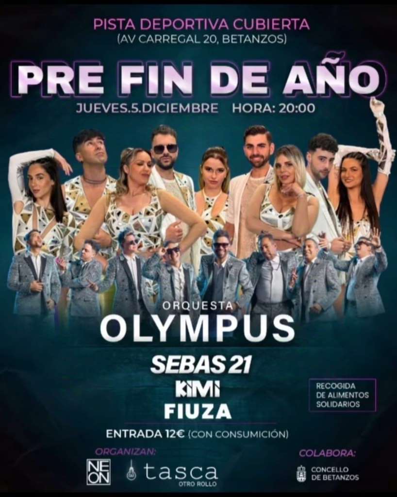 Fiesta Pre Fin de Año en Betanzos
