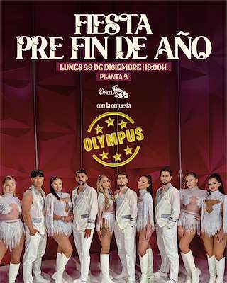 Fechas, información, programa, cartel, imágenes, mapa y ubicación de Fiesta Pre Fin de Año de As Cancelas (2025)  en  Santiago de Compostela