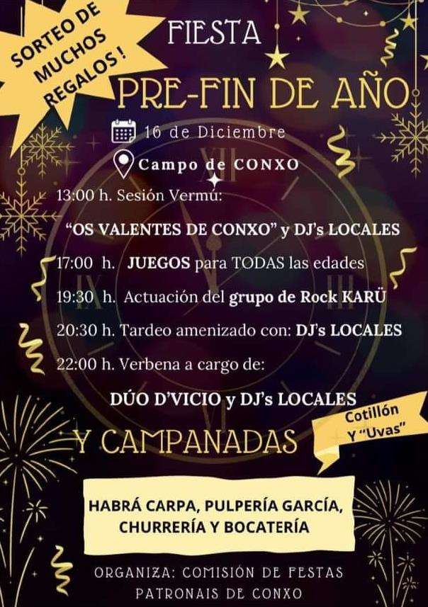 Fiesta Pre Fin de Año de Conxo en Santiago de Compostela