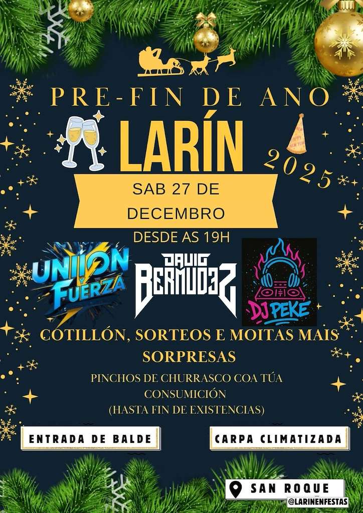 Fiesta Pre Fin de Año de Larín  en Arteixo
