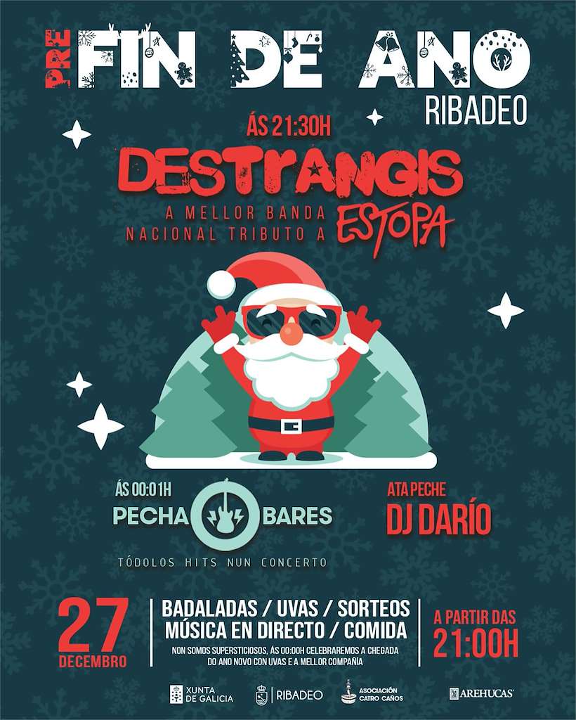 Fiesta Pre Fin de Año en Ribadeo