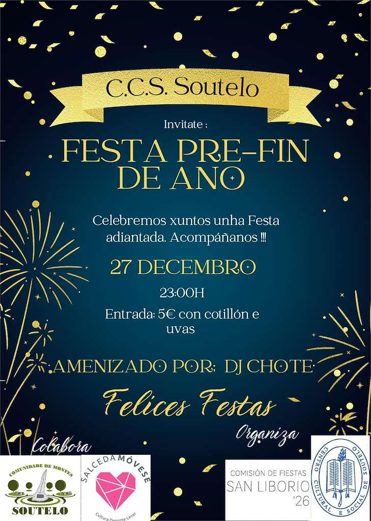 Fiesta Pre Fin de Año en Salceda de Caselas