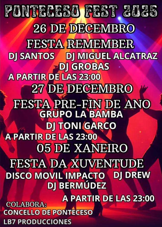 Fiesta Remember (2025) en Ponteceso
