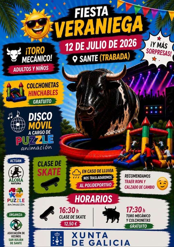 Fiesta Veraniega de Sante  en Trabada