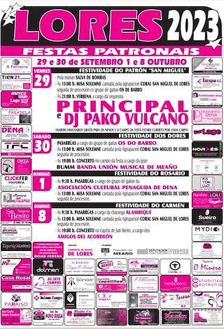 Fiestas de Lores (2026) en Meaño