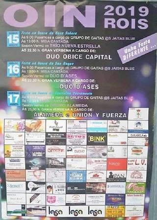 Fiestas de Oín en Rois