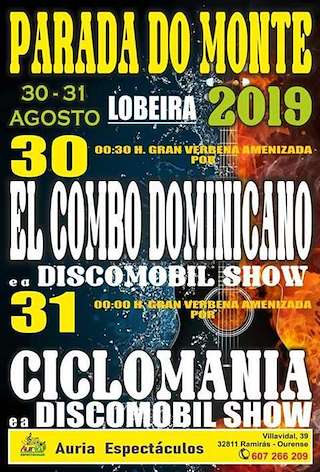 Fiestas de Parada do Monte en Lobeira