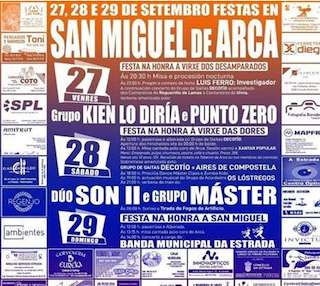Fiestas de San Miguel de Arca (2026) en A Estrada