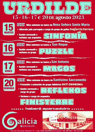 Fiestas de Urdilde en Rois