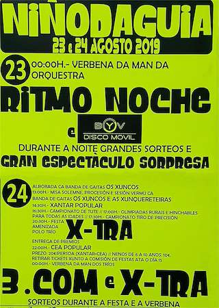 Fiestas de Niñodaguia en Xunqueira de Espadanedo