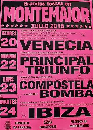 Fiestas Patronales de Montemaior (2026) en A Laracha