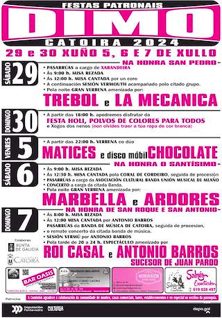 Fiestas Patronales de San Pedro de Dimo en Catoira