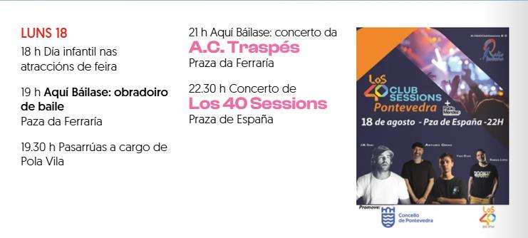 Fiestas de la Peregrina (2025) en Pontevedra