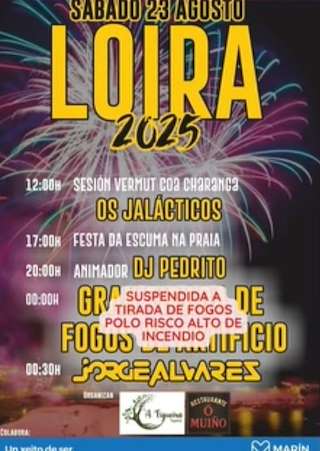 Fechas, información, programa, cartel, imágenes, mapa y ubicación de Fiestas de Loira  en  Marín