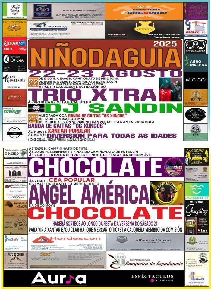 Fiestas de Niñodaguia en Xunqueira de Espadanedo