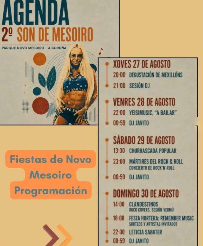 Fiestas de Novo Mesoiro (2026) en A Coruña