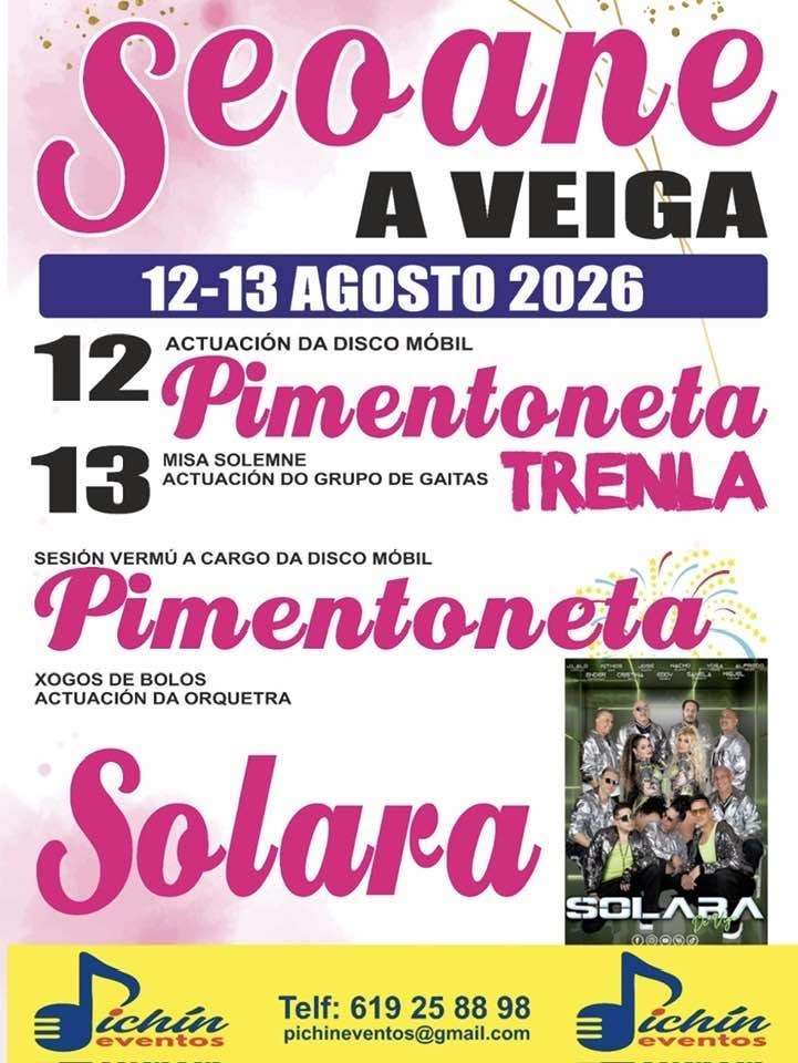 Fiestas de Seoane (2026) en A Veiga