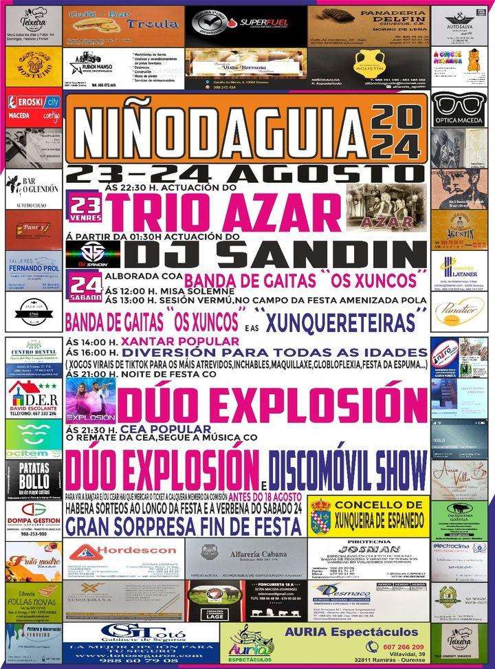 Fiestas en Niñodaguia en Xunqueira de Espadanedo