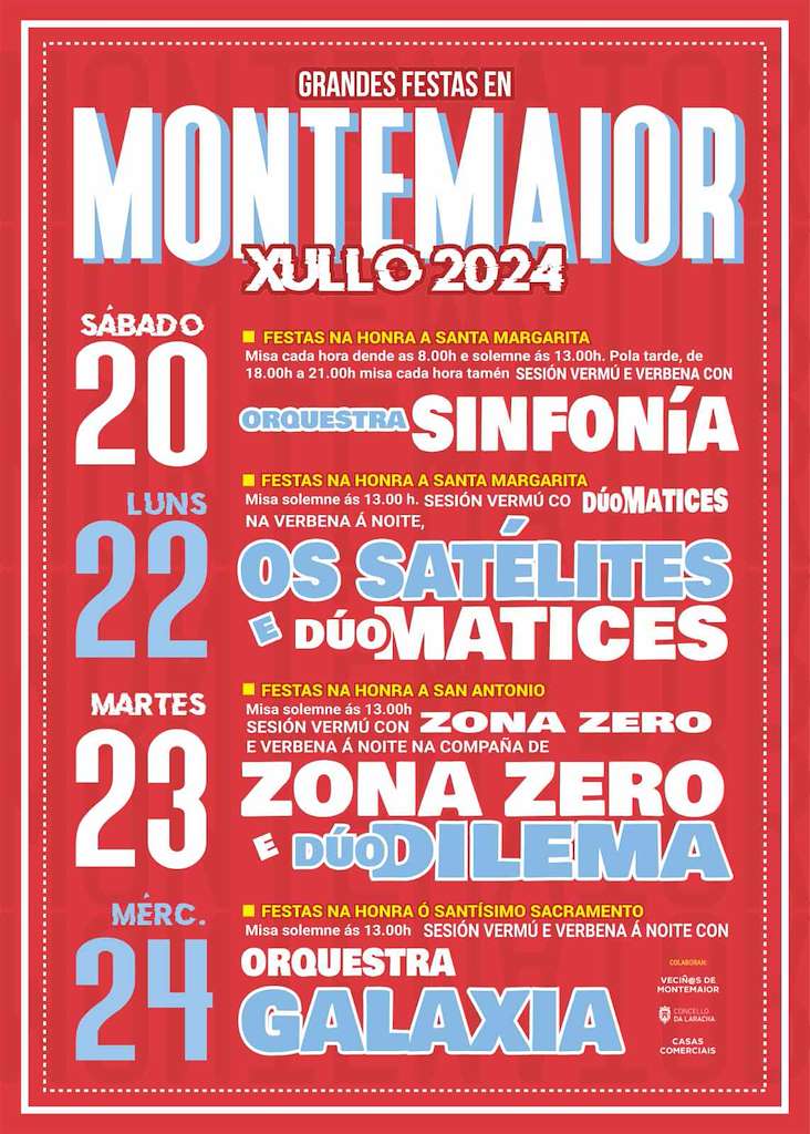 Fiestas Patronales de Montemaior (2024) en Laracha