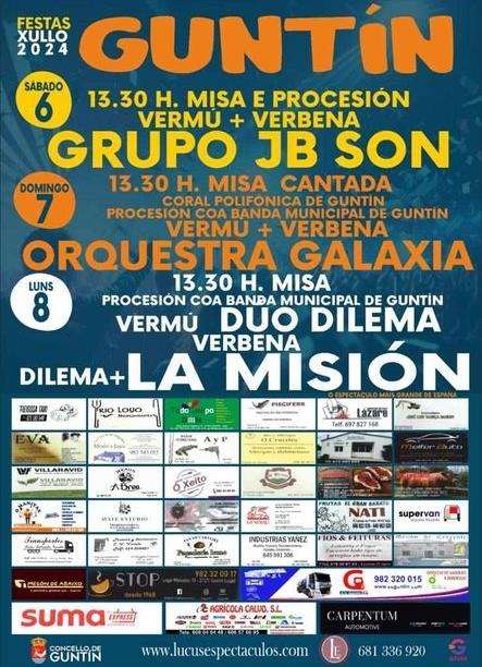 Fiestas Patronales en honor a San Salvador en Guntín