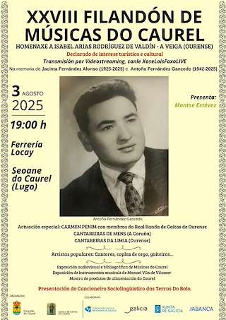 Fechas, información, programa, cartel, imágenes, mapa y ubicación de XXVIII Filandón de Músicas do Caurel  en  Folgoso do Courel