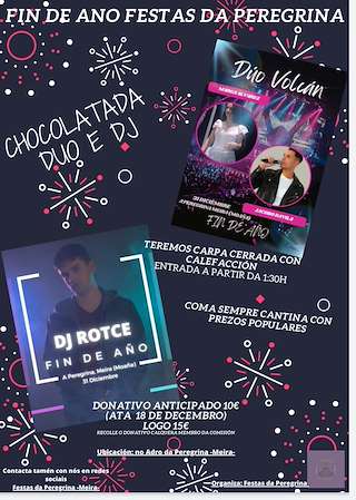 Fin de Ano de Meira en Moaña