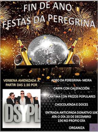 Fin de Ano de Meira en Moaña