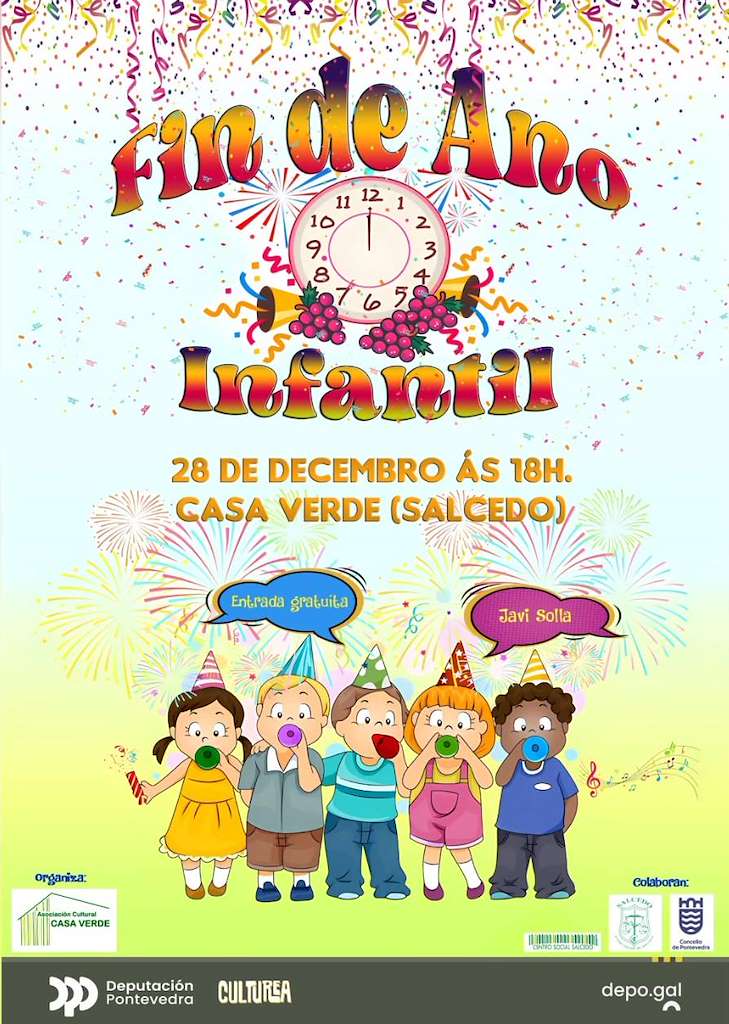 Fin de Ano Infantil de Salcedo en Pontevedra