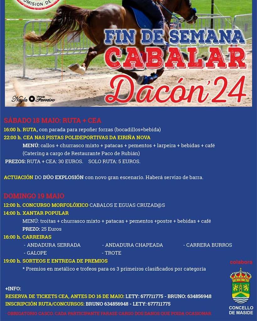 Fin de Semana Cabalar Vila de Dacón en Maside