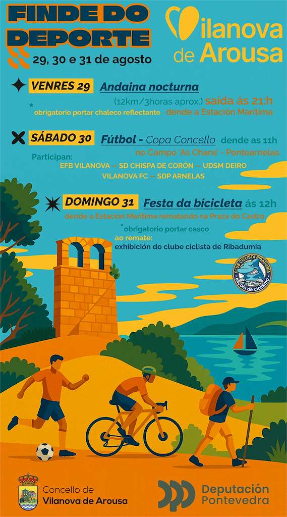 Finde do Deporte (2025) en Vilanova de Arousa
