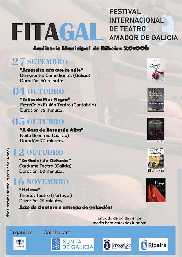 Fitagal - Festival Internacional de Teatro Amador de Galicia (2025) en Ribeira