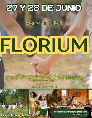 Fechas, información, programa, cartel, imágenes, mapa y ubicación de Florium - Romaría Tribal (2026) en Irixoa