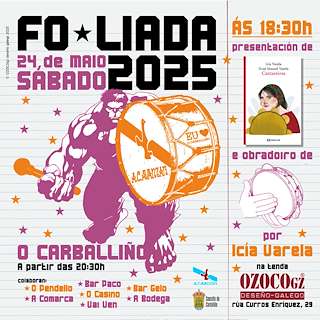 Fechas, información, programa, cartel, imágenes, mapa y ubicación de Fo-Liada  en  O Carballiño