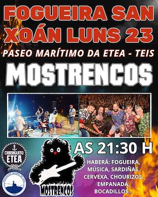 Fogueira de San Xoán de Teis en Vigo