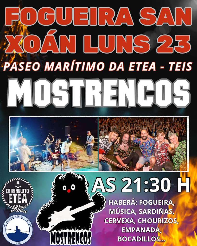 Fogueira de San Xoán de Teis en Vigo