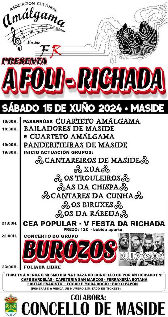 Foli-Richada en Maside