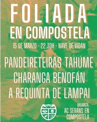 Foliada en Compostela