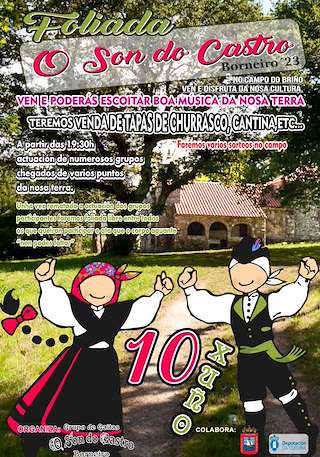 Foliada O Son do Castro de Borneiro en Cabana de Bergantiños