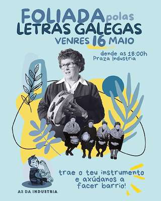 Foliada polas Letras Galegas en Vigo