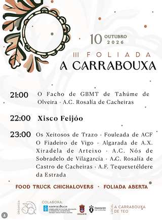 Fechas, información, programa, cartel, imágenes, mapa y ubicación de III Foliada A Carrabouxa  (2026)  en  Teo