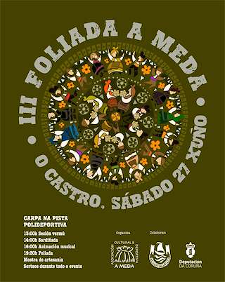 Fechas, información, programa, cartel, imágenes, mapa y ubicación de III Foliada a Meda (2026) en Sada