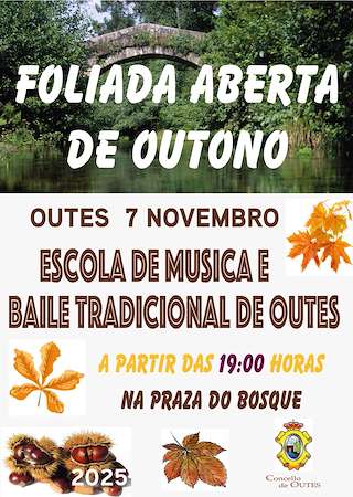 Fechas, información, programa, cartel, imágenes, mapa y ubicación de Foliada Aberta de Outono (2025)  en  Outes
