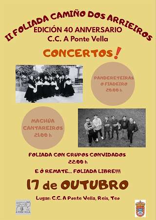 Fechas, información, programa, cartel, imágenes, mapa y ubicación de II Foliada Camiño dos Arrieiros  (2026)  en  Teo