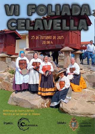 Fechas, información, programa, cartel, imágenes, mapa y ubicación de VI Foliada Celavella (2025)  en  Celanova