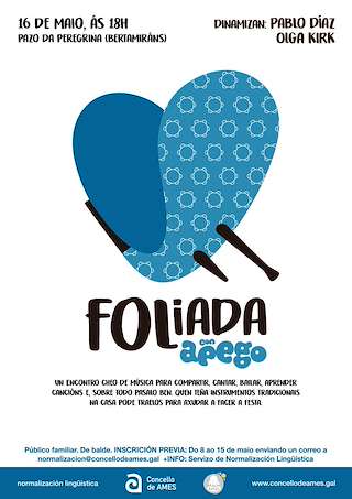 Fechas, información, programa, cartel, imágenes, mapa y ubicación de Foliada con Apego  en  Ames